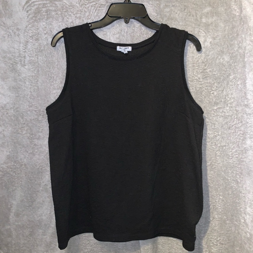 Black tank top